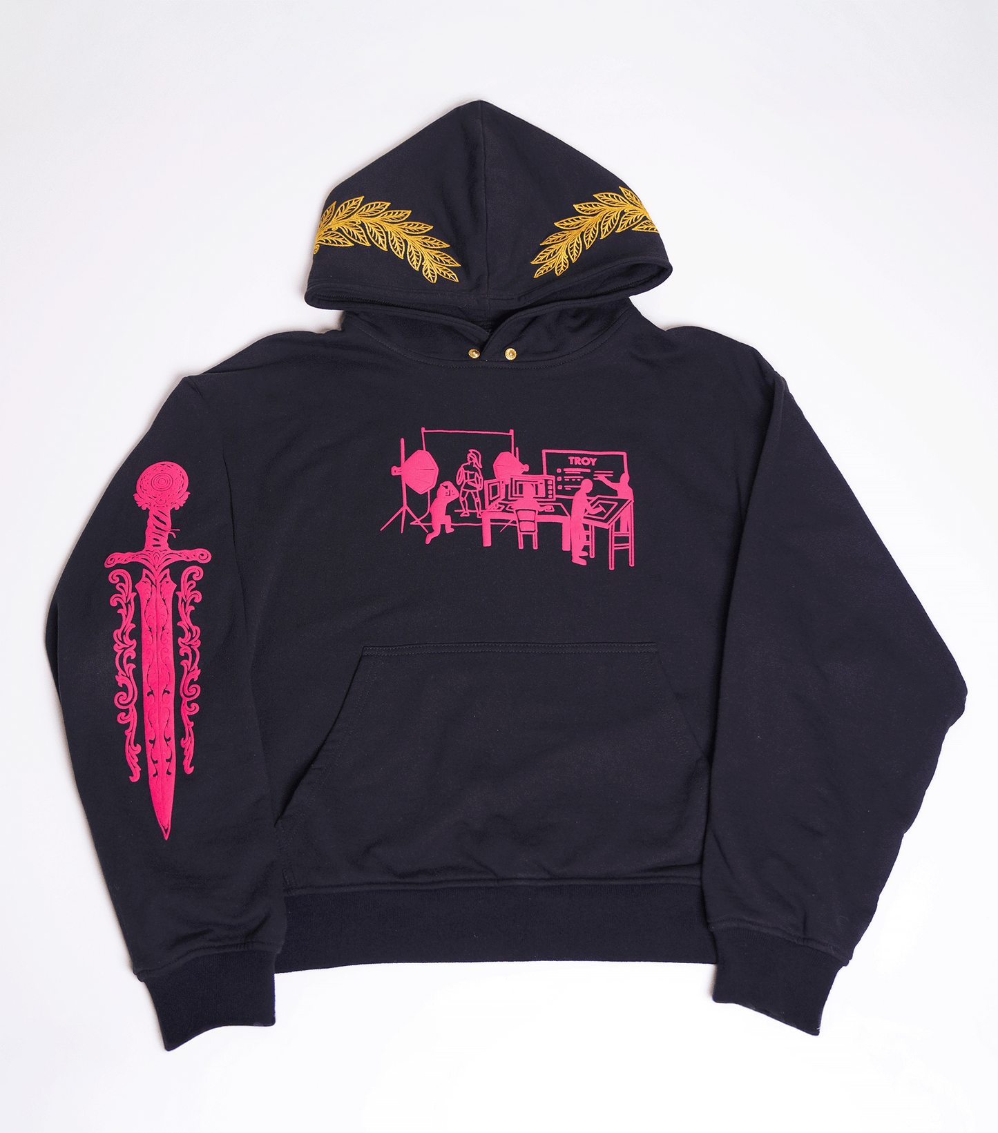 Troy's Heavyweight Hoodie - Black